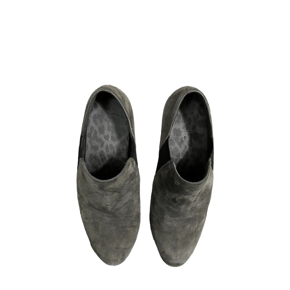 Vionic Womens Stanton Suede Wedge Booties Slate Gray Size 8 - Picture 2 of 9